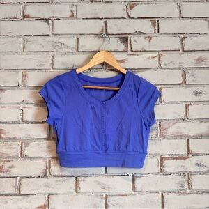 Aerie offline Real Me Henley Crop Top